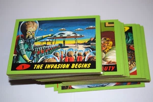 MARS ATTACKS TOPPS HERITAGE GREEN PARALLEL SET (55) SPEDIZIONE GRATUITA!!! OTTIME CONDIZIONI - Foto 1 di 3