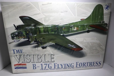 Monogram Visible B-17G Flying Fortress Airplane Model Kit New Sealed 1/48 Scale - Image 1 of 3