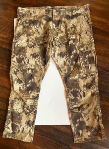 Kryptek Pants Mens 3XL Brown Camo Cargo Tactical Hunting Pants 48x32 EUC - Picture 1 of 12
