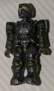 HALO MEGA BLOKS UNSC GREEN MARINE MINI FIGURE TOY FIG CONSTRUX EUC HTF - Picture 1 of 2