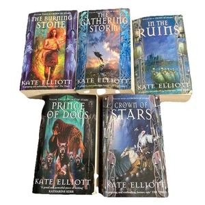 Crown of Stars Kate Elliott Fantasy Series x 5 PB Books Bundle Orbit 2,3,5,6 & 7 - Imagen 1 de 18