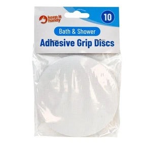 10 Stück Runde Dusche Anti-Rutsch Aufkleber Anti-Schimmel Bad Zugscheiben Badezimmer Pads - Bild 1 von 5