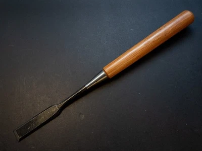 Maeda 21mm Kinari Tsuki Nomi Japanese Slick Paring Chisel 350mm - Image 1 of 4
