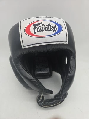 Fairtex Competition Headguard Black Medium - Image 1 of 2