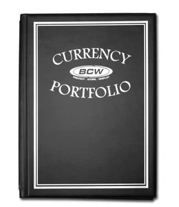 BCW Currency Portfolio Combo Album-Black - Bild 1 von 2