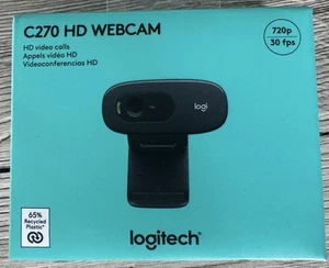 New Logitech C270 Web Camera - Widescreen HD Video Calling | Noise-Reducing Mic - Afbeelding 1 van 5