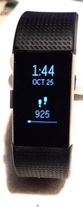 Fitbit Charge 2 Aktivitätstracker - Schwarz - mit extra Band originalverpackt - Bild 1 von 6