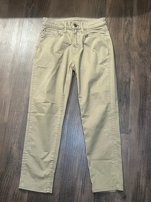 American Eagle Outfitters Men's Khaki Brown Flex Relaxed Jeans Size 26x28 - Image 1 of 4