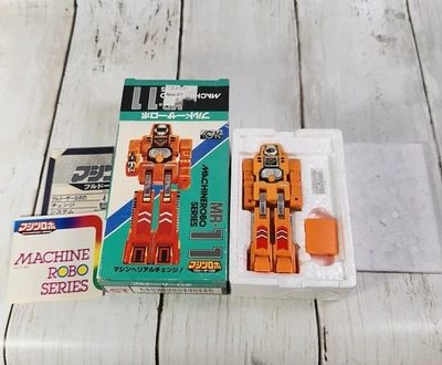 Machine Robo MR-11 Bulldozer Robo Mr. Dozer Figure Bandai Poppy GOBOTS 1982 - Image 1 of 4