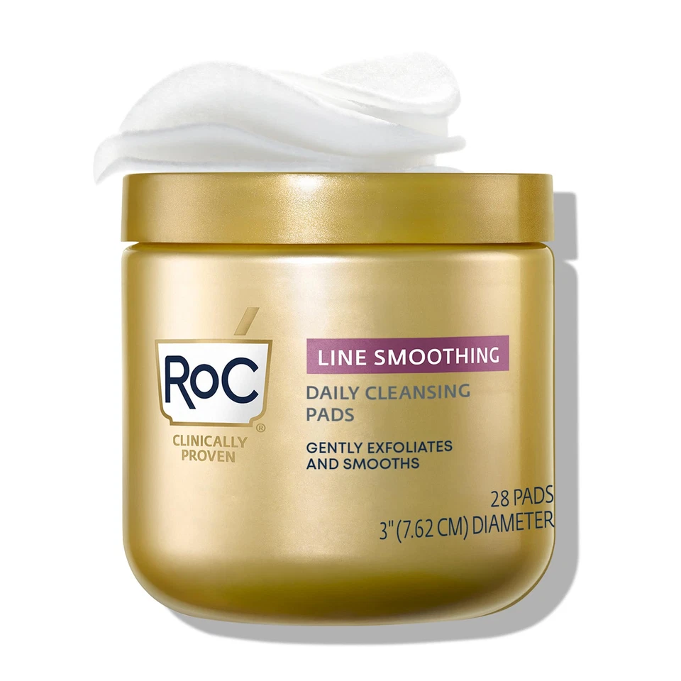 RoC Resurfacing Disks Hypoallergenic Exfoliating Makeup Remover Pads - Image 1 of 4