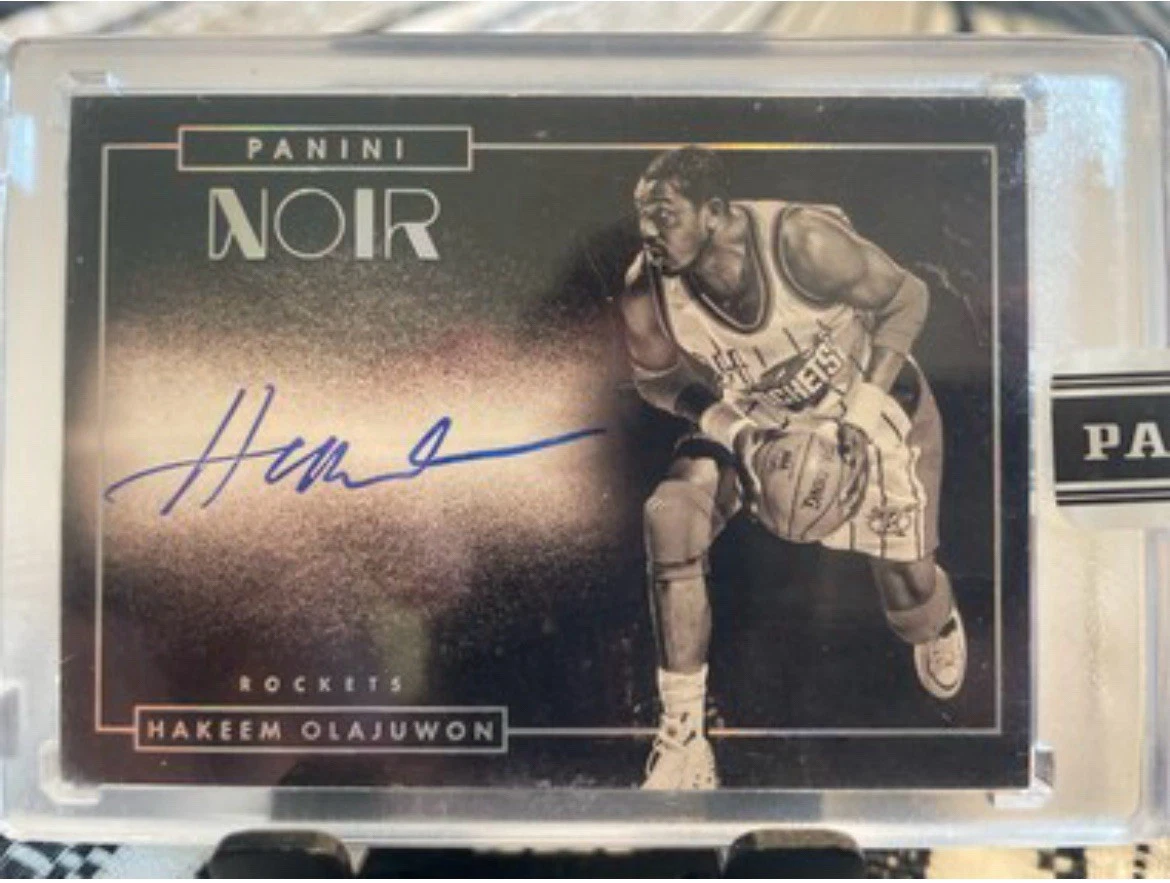 Hakeem Olajuwon Autograph Basketball Cards for sale | eBay