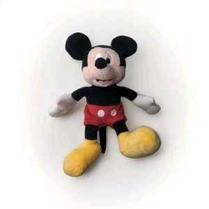 Disney Mickey Mouse Classic Black Red Yellow  Plush Toy Soft Cuddly Collectible - Bild 1 von 5