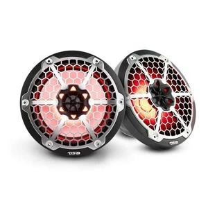 DS18 New Edition HYDRO 6.5" 2-Way Marine Speakers w/RGB LED Lighting 30 NXL-6M/B - Foto 1 di 11