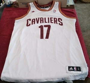 Adidas Cleveland Cavaliers NBA #17 Varejao Jersey L + 2” Signed ?? - Picture 1 of 6