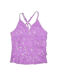 Justice Girls Purple Active Tank 16 - Picture 1 of 2