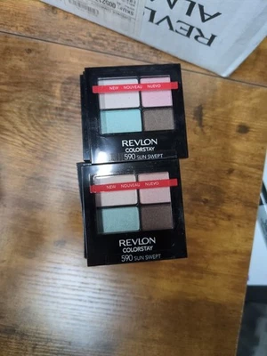 2 REVLON COLORSTAY EYESHADOW QUAD 590 SUN SWEPT 🆕 - Image 1 of 2