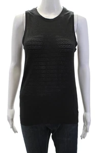 Lululemon Womens Sleeveless Perforated Athletic Tank Top Black Size S/M - Picture 1 of 4