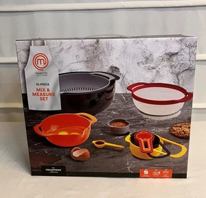 MasterChef 10 Piezas Mezcla y Medida Cucharas Tazas Mezclador Tazón Tamiz Colador Set - Imagen 1 de 5