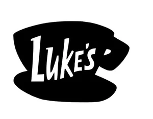 Calcomanía de vinilo para taza de café Lukes elige tamaño y color - Imagen 1 de 4