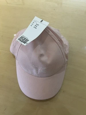 Sombrero de Gatito Gorra Correa Espalda Juvenil 8-12A Rosa Bordado Lindo Cara de Gato H&M Niños Foto 1 de 4