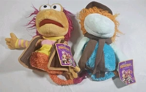  Peluche Fraggle Rock pupazzi Boober e GOBO Manhattan Toy Company con etichette  - Foto 1 di 4