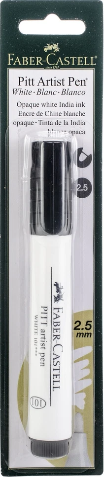 Faber-Castell PITT Artist Pen-White - Image 1 of 1