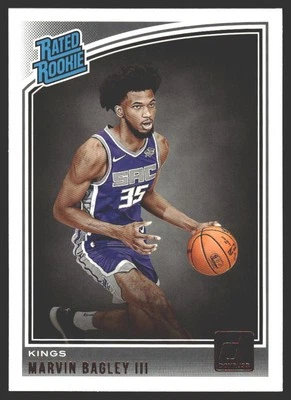 Marvin Bagley III #168 2018-19 Donruss Sacramento KingsRC Rookie - Image 1 of 2
