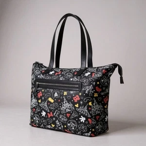 Official Disney Parks Mickey & Minnie Mouse Tote bag featuring Magic Kingdom - Picture 1 of 3