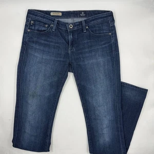 Jeans AG Adriano Goldschmied donna The Ballad 28 blu denim cotone slim bootcut - Foto 1 di 11