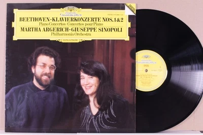 ARGERICH Sinopoli BEETHOVEN Klavierkonzerte Nr. 1&2 DEUTSCHE GRAMMOPHON 415 682 - Bild 1 von 4