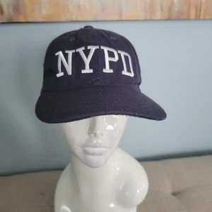 Vintage Official Approved NYPD Product Adjustable Hat Stitched - Blue- BRANDING - Picture 1 of 5