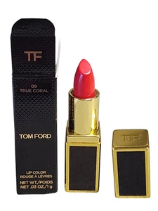 Tom Ford Lip Color 09 TRUE CORAL 0.1oz/3g Full Size NEW IN BOX - Picture 1 of 3