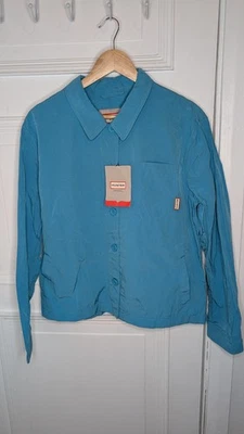 Hunter - Camisa de lluvia azul para dama - Nueva con etiquetas - Talla UK 14 - Ver información Foto 1 de 4
