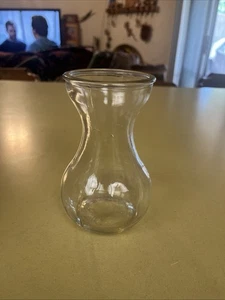 Glasvase Zwiebel Forcing Starter schwere klare Hyazinthe, paperwhite Tulpe 5,5" sehr guter Zustand - Bild 1 von 4