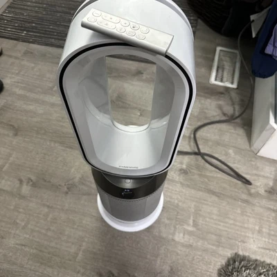 Dyson HP04 Pure Hot + Cool Smart Tower Purifying Heater and Fan - White/Silver - Image 1 of 4