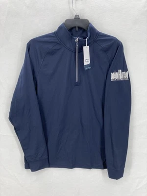 Pullover Cutter & Buck Para Hombres Grande Azul Marino Manhattan Cerveza Distribuidores 1/4 Cremallera Foto 1 de 4