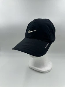 Cappello berretto NIKE FeatherLight Dri Fit corsa tennis 595510 010 nero 2012 vecchio stile - Foto 1 di 9
