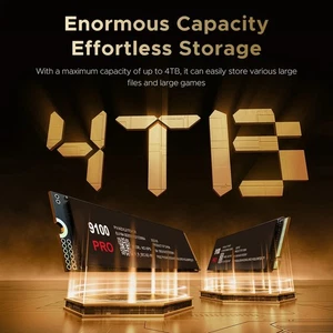 9100 PRO M.2 SSD PCIe 4.0 NVMe TLC SSD 1TB/2TB/4TB Internal Solid State Drive - Afbeelding 1 van 24