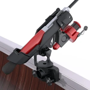 Fishing Rod Holders for Boat, Boat Rod Holder with Track Mount, Fishing Rod R... - Picture 1 of 6
