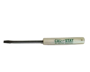 Vtg CAL STAT  Vulcan Electric Advertising Screwdriver 5" - Picture 1 of 3