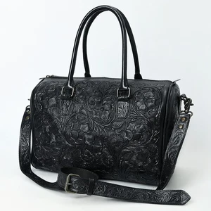 AD American Darling Duffel Hand Tooled Genuine Leather Women Bag Western - Picture 1 of 37