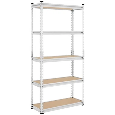 5-stufig Schwerlastregal Lagerreal Standregal mit verstellbar Regalböden wie Neu - Bild 1 von 4