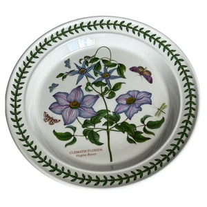 Portmeirion Botanic Garden Clematis Florida 10,5" Essteller Made in Britain - Bild 1 von 4