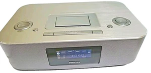 Philips DC290/37 iPod/iPhone Dock Alarm Clock Radio - AM/FM Tuner, MP3 Link, - Picture 1 of 7