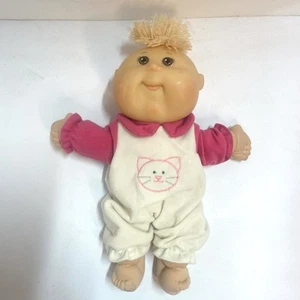 Vintage Cabbage Patch Kid Tuft Of Hair, Brown Eyes, 11 Inches - Foto 1 di 6