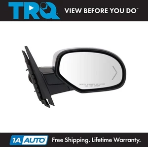 TRQ Mirror Power Folding Heated Signal Memory Chrome Right RH for GM Pickup New - Picture 1 of 6
