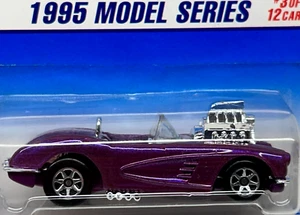Hot Wheels 1995 Modelo Serie '58 Corvette (Púrpura) #341 - Imagen 1 de 5