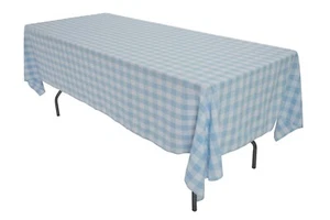 60" x 126" Rectangular Seamless Tablecloth For Wedding Restaurant Banquet Party - Picture 1 of 38