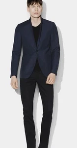 $1698 Brand New John Varvatos Austin One Button Peak Lapel Jacket EU 50 USA 40 - Picture 1 of 13