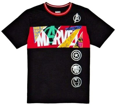 Marvel Avengers Boys Team Mashup Graphic Short Sleeve Tee Size XL 14-16 - Image 1 of 3